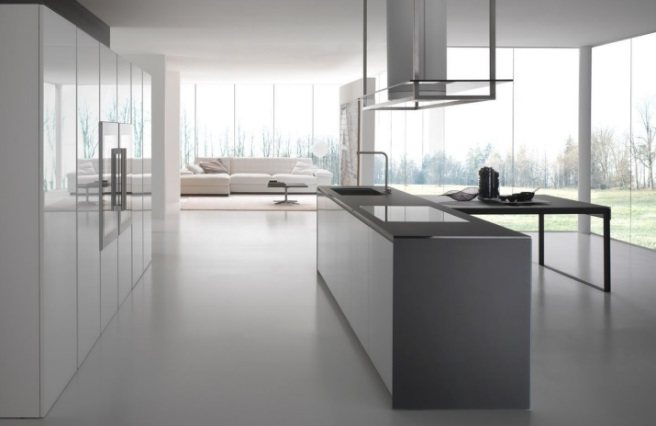 Versione in vetro lucido e opaco.