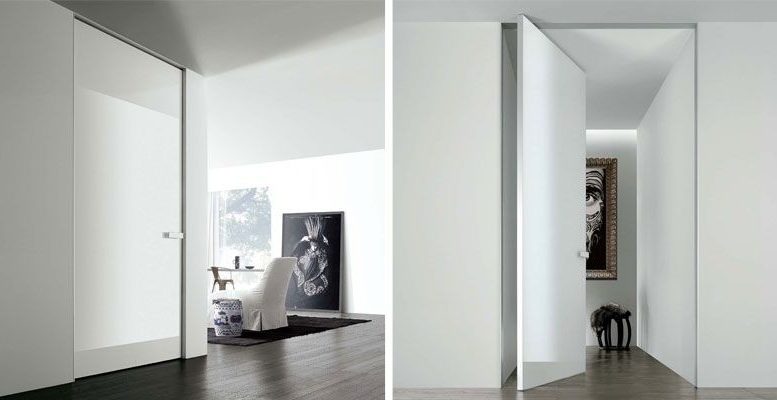 Struttura alluminio e vetro laccato lucido bianco latte.