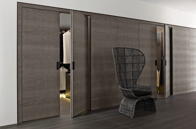 Porte a tutta altezza, moderne e funzionali. 