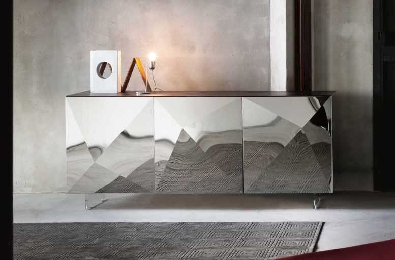 Credenza in acciaio Cubric