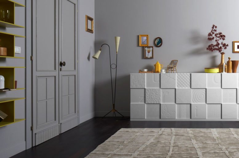 Versione in laccato opaco. 