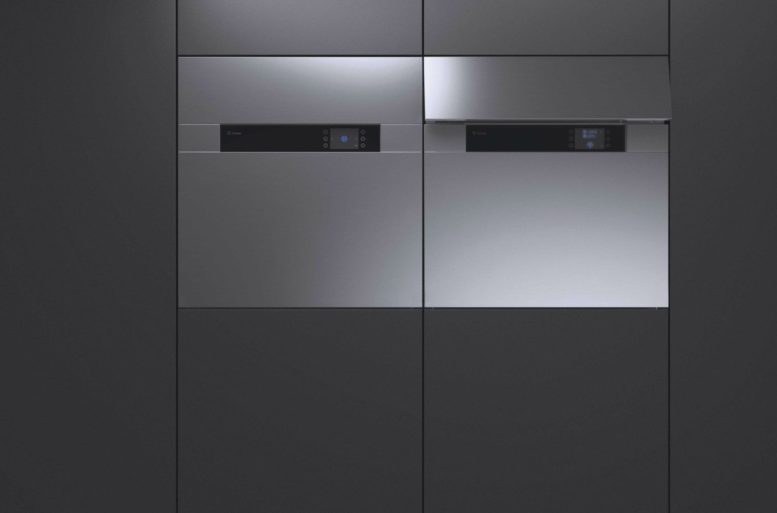 Abbattitore di temperatura da incasso in acciaio inox