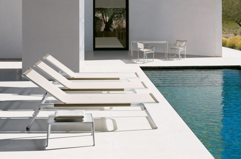 Lettino Mirto Outdoor B&B Italia