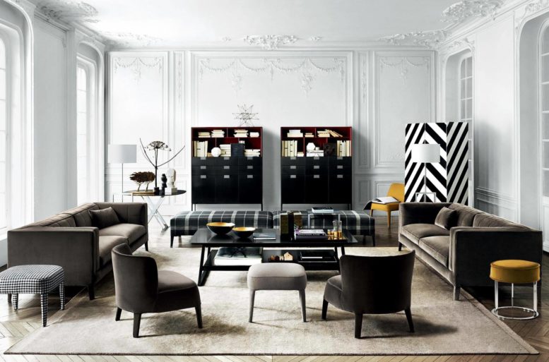 “C’è un filo che ho seguito nel disegnare la collezione Maxalto: il senso della stanza borghese e della tradizione del secolo scorso”, dice Antonio Citterio. “Ogni pezzo recita la sua funzione, celebrando un rituale solido e rassicurante. Lo scrittoio e non altro, e il suo luogo è quello della concentrazione”.